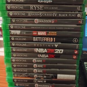 One Video Game Collection - Green Cases